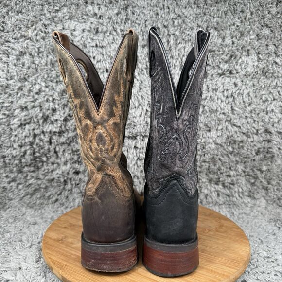 Smoky Mountain Cowboy Boots Men's 7.5 Western Leather - Picture 4 of 10